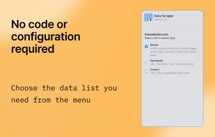Data Scraper screenshot 2