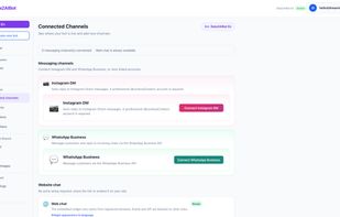 Bot Channels - Instagram, Whatsapp, Web