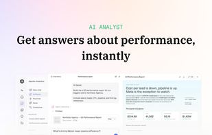 Combine your performance data with AI-powered analysis and workflows, so you can analyze, report, and take better-informed action faster.
