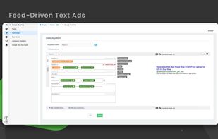 Feed-driven text ads