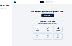 Upload a chart or select a default chart