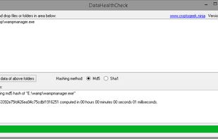 DataHealthCheck screenshot 2