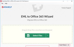 DataHelp EML to Office 365 Wizard screenshot 2