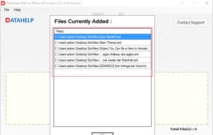 DataHelp EML to Office 365 Wizard screenshot 1