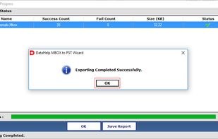 DataHelp Software MBOX to PST Wizard screenshot 3