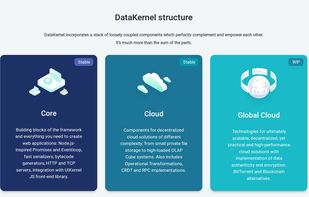 DataKernel framework structure.