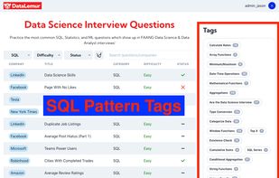 DataLemur screenshot 2