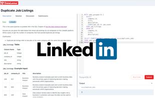 DataLemur screenshot 1