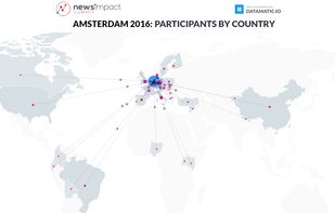 Example of a custom data visualization.