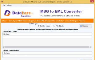 DataVare screenshot 2