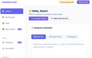 DataWeaveAI screenshot 1