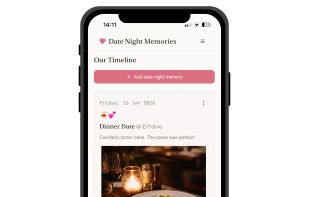 Top of timeline page.