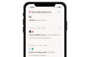 Timeline of previous memories.