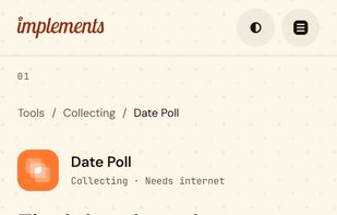Date Poll screenshot 1