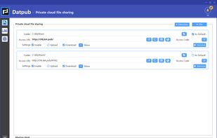 Sharing folder management