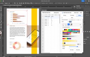Datylon for Illustrator editing chart in the report layout