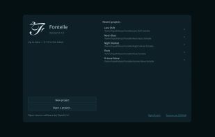 Start screen