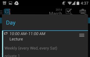 Day by Day Calendar screenshot 2