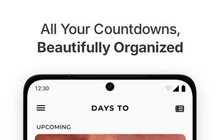 All Your Countdowns, Beautifully Organized