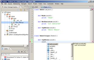 PyDev screenshot 3