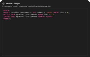 DBClient screenshot 2