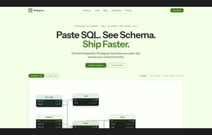 Dbdiagramr home page