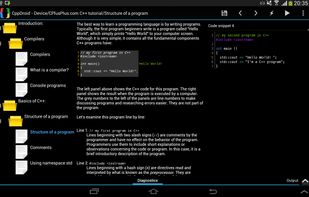 CppDroid screenshot 2