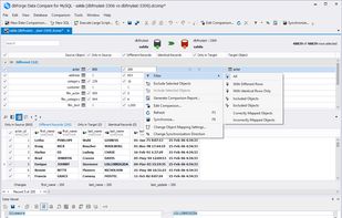 dbForge Data Compare for MySQL screenshot 2