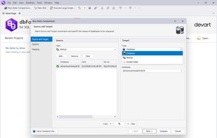 dbForge Data Compare for SQL Server screenshot 1
