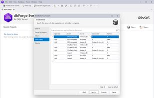 dbForge Event Profiler for SQL Server screenshot 1