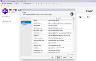 dbForge Event Profiler for SQL Server screenshot 1