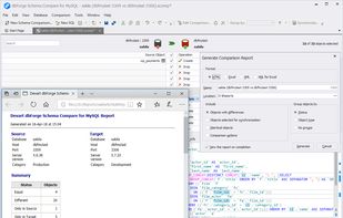 dbForge Schema Compare for MySQL screenshot 1