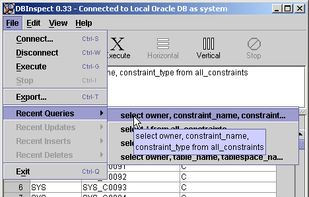 DBInspect screenshot 3
