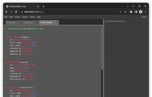 DbModeller screenshot 2