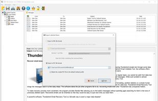 Export DBX to PST format