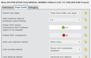 driconf screenshot 1