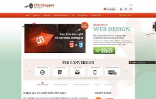 We convert your designs to high quality HTML5 + CSS3 / XHTML + CSS coded along with JavaScript by the best front-end developers in the industry.