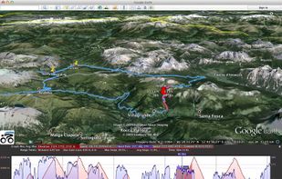 Analyze your workout in detail using Google Earth.
