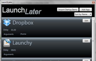 LaunchLater screenshot 1