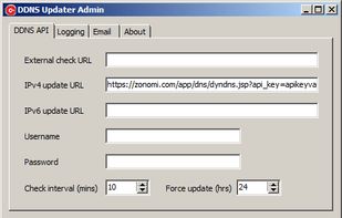 DDNS Updater Admin: DDNS API