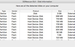 GNU ddrescue screenshot 1