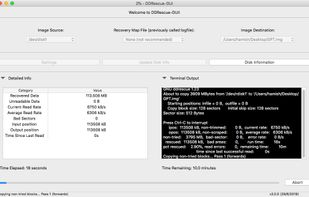 GNU ddrescue screenshot 1