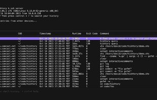 hiSHtory screenshot 1