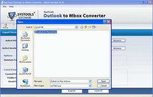 Insert the Outlook PST file to begin the conversion.