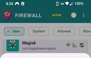 De1984 Firewall screenshot 1