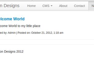 Xon CMS test blog post