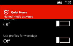 Quiet Hours screenshot 1