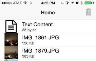 iOS App: Upload files from iPhone