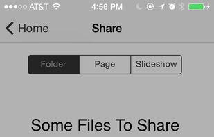iOS App: Get URLs immediately and easily share to social network