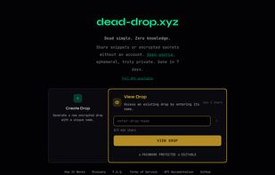 View contents of drop